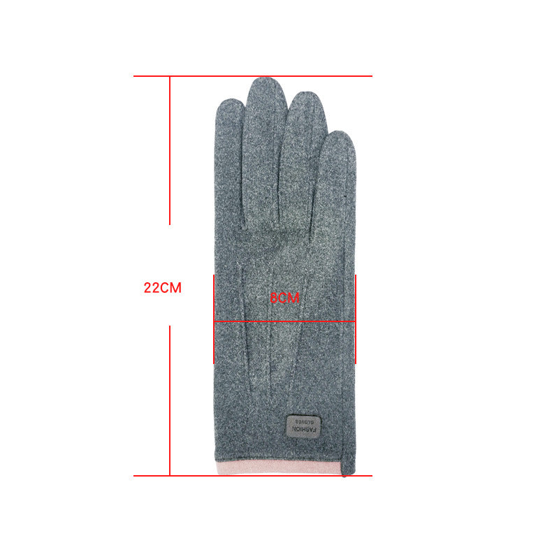 Wholesale DeRong Autumn and Winter Single Layer Thin Driving Touch Screen Gloves